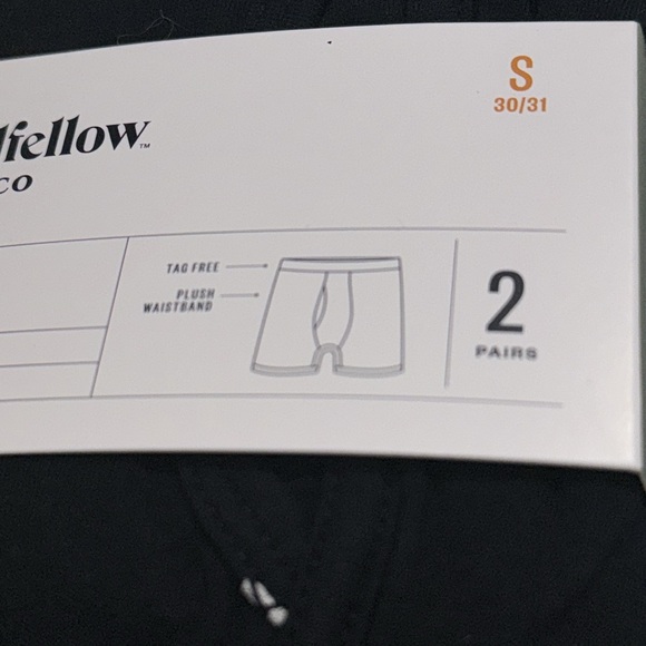 Men's Paper Boat Print Boxer Briefs 2pk - Goodfellow & Co™ Black Size S - Picture 6 of 8